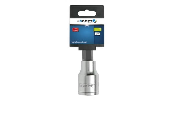 Torx T30 unbrakonøgle 1/4 tommer bit fatning Stål Hoegert Technik