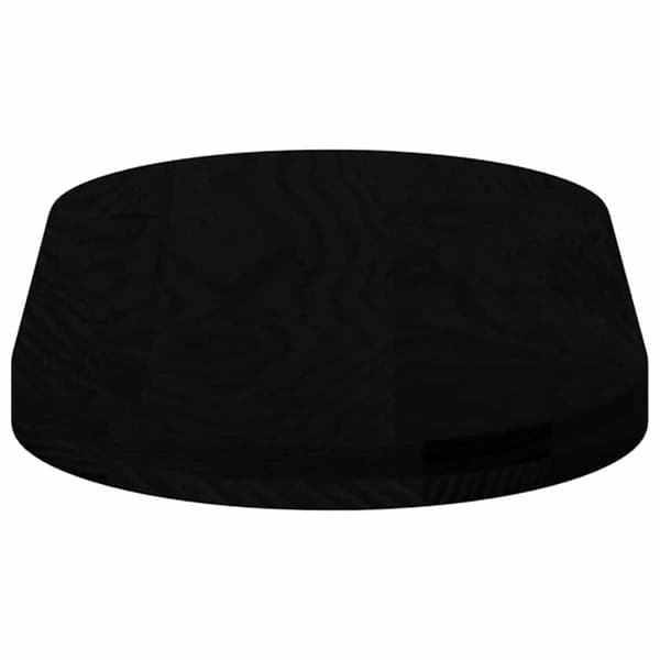 vidaXL bordplade brun 80x40x4 cm massivt egetræ oval