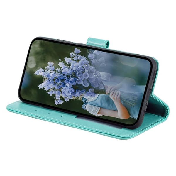 Samsung Galaxy A55 5G Flipfodral, Mandala, Grön