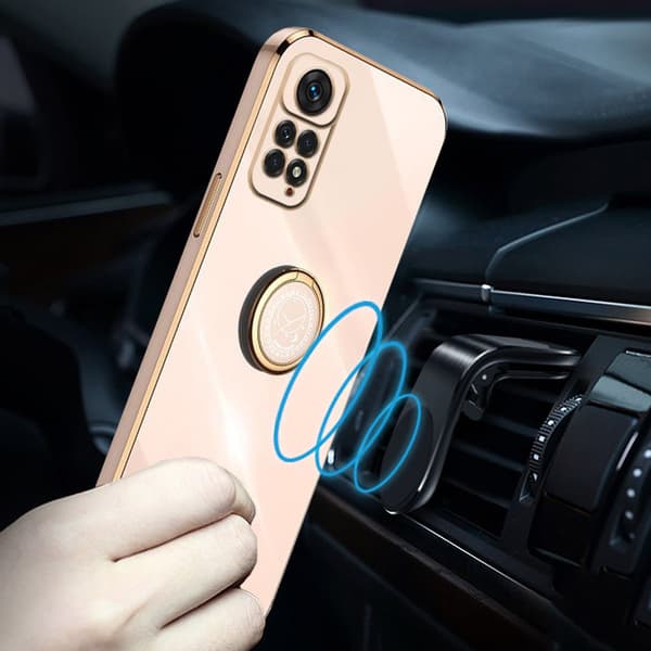Etui til Xiaomi Redmi Note 11 / 11S, Electro Ring, pink