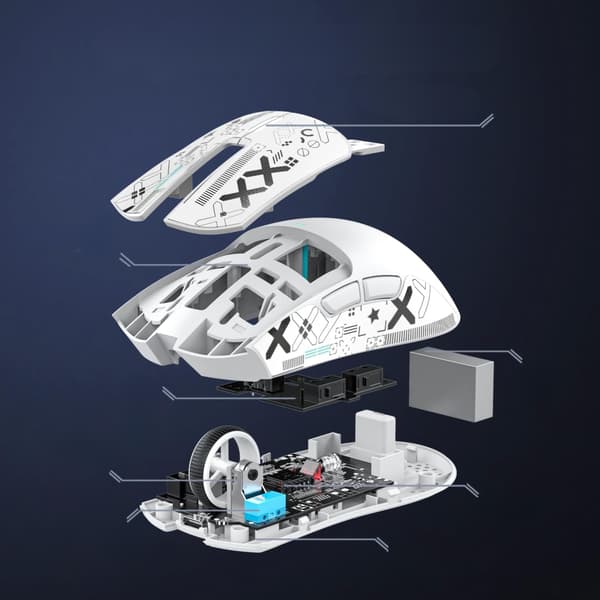Attack Shark X11 trådlös mus med optisk sensor