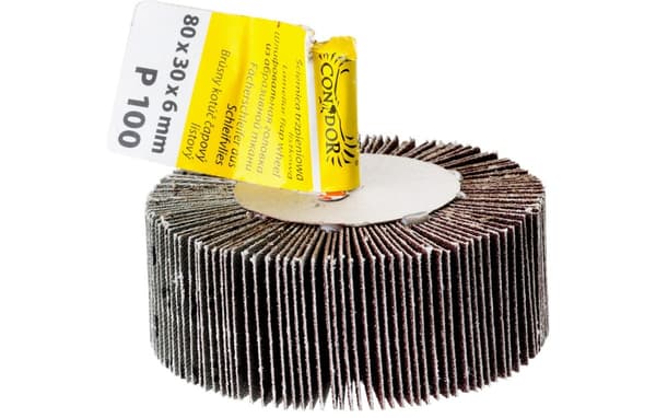 Lapskive, 80 x 30 x 6 mm, skaft, P