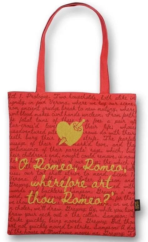 Shakespeare Romeo och Julia bomullsväska
