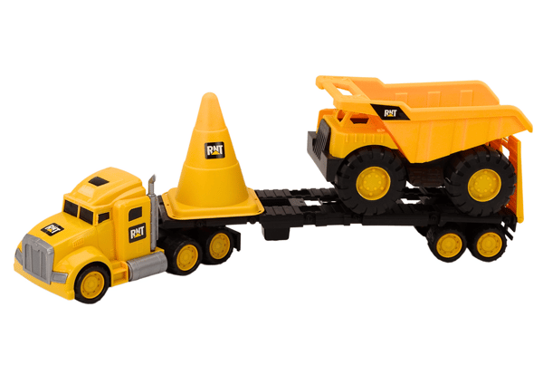 Byggmaskinset Dumper Flyttbar Gul