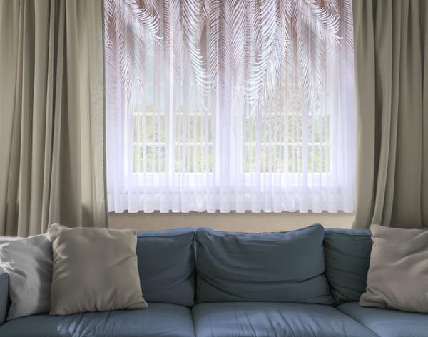 Gardin på tape print 192