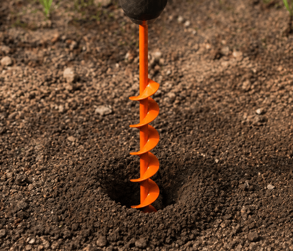 BOR 4x45cm HAVEBOR til JORD