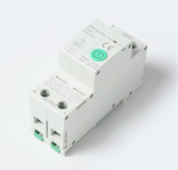 Zigbee Tuya 1-63A energimålingssikring