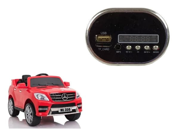 Musikpanel för den batteridrivna bilen ML350