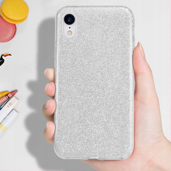 GLITTER SØLV OVERLAY GLITTER SHINE ETUI TIL SAMSUNG A34 5G+ GLAS