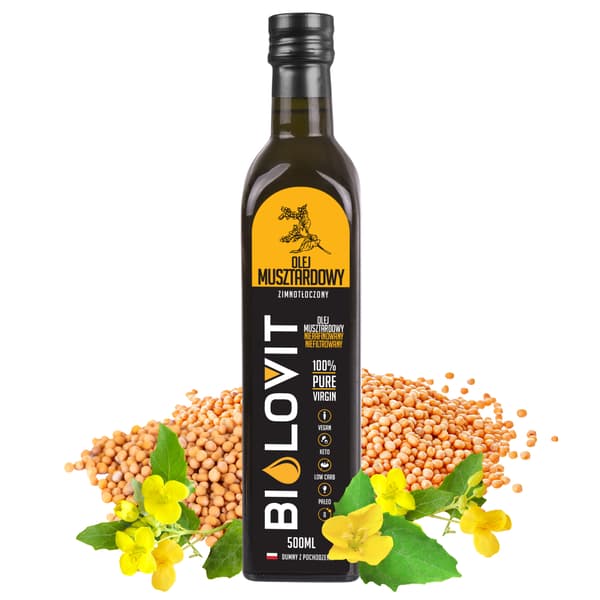 Bilovit - Kallpressad senapsolja - 500 ml