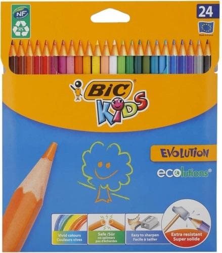 Kids Evolution ECOlutions 24 farveblyanter