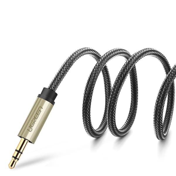 Lydkabel mini-jack 3,5 mm - 2 x jack 6,35 mm 2 m grå