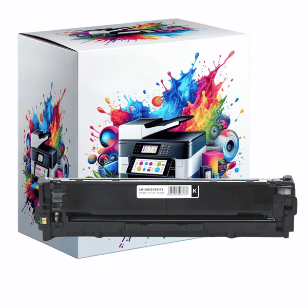 Väriainekasetti HP CB540A/CE320A/CF210X -laitteelle, musta