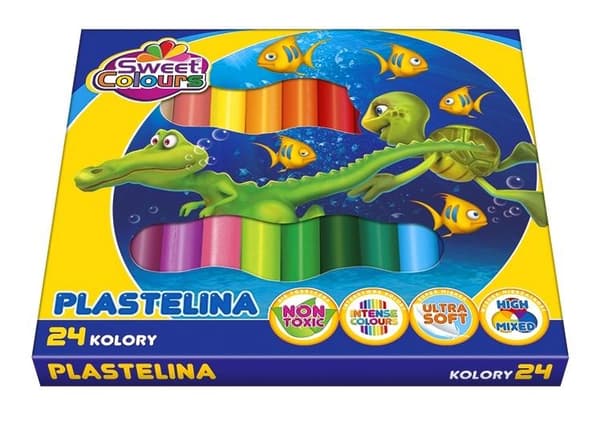 Plastilina 24 färger