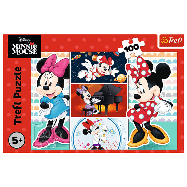 Disney Mimmi 100-puslespil rolig udgave