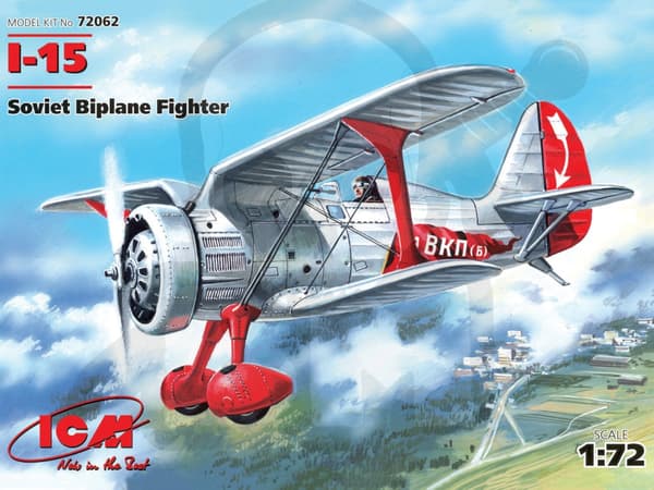 ICM72062 I-15 sovjetisk biplanjager 1:72
