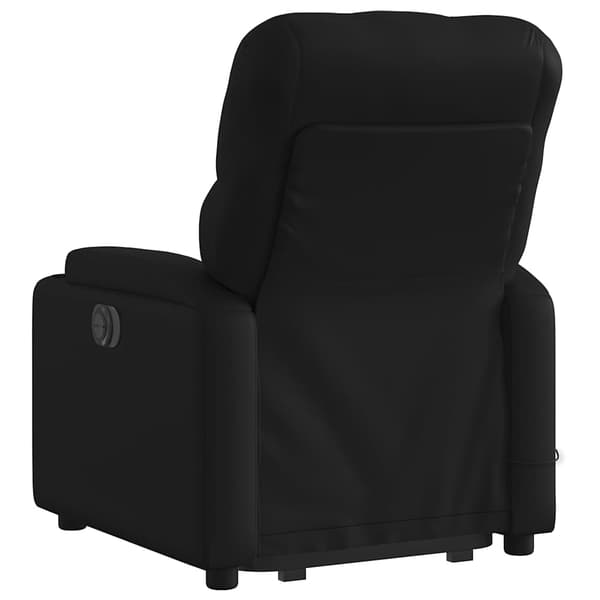 vidaXL elektrisk lænestol med massage, sort
