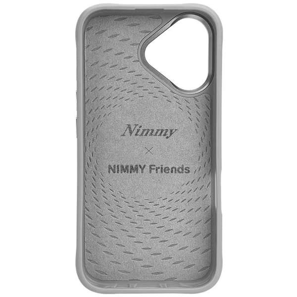 Nimmy Glasses Cool Cat MagSafe-etui til iPhone 16, grå