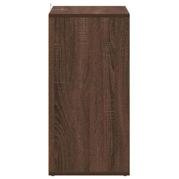 vidaXL skoskab brunt egetræ 60x35x70 cm