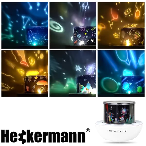 Heckermann 168K-V Renifer LED-stjärnprojektor