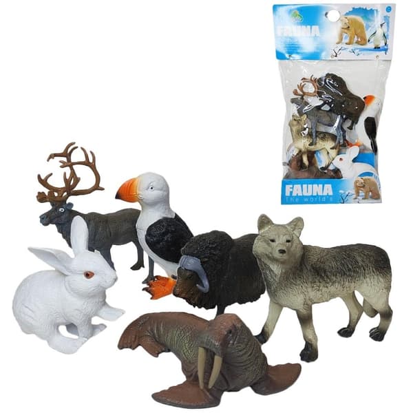 Arktiset eläimet 6 kpl