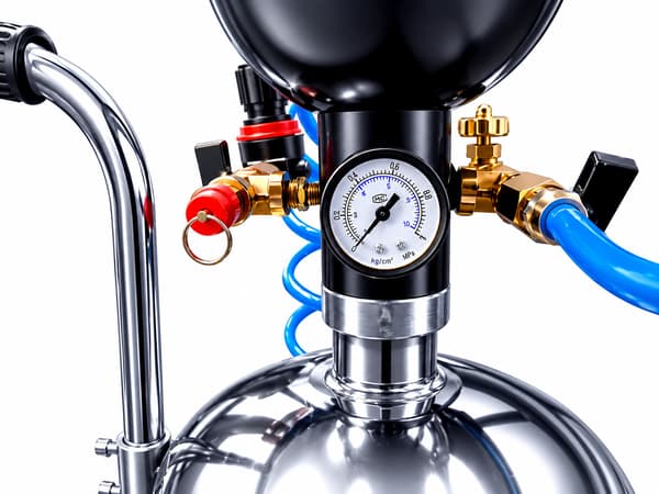 Pneumatisk skummaskine 20L rustfrit stål