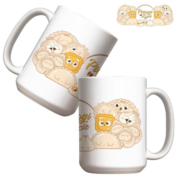 Mugg - Pierogi är livet 440ml