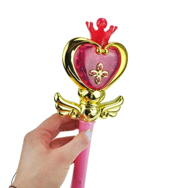 TG72959 SNYGGT ROSA MAGISK STAV FÖR PRINSESS-FE-SPELET GLÖDER