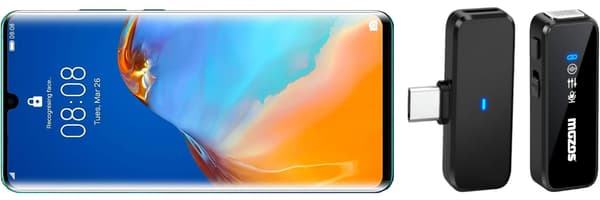 MOZOS MX2-SINGLE TRÅDLÖS MIKROFON 2.4 GHZ FÖR TELEFON