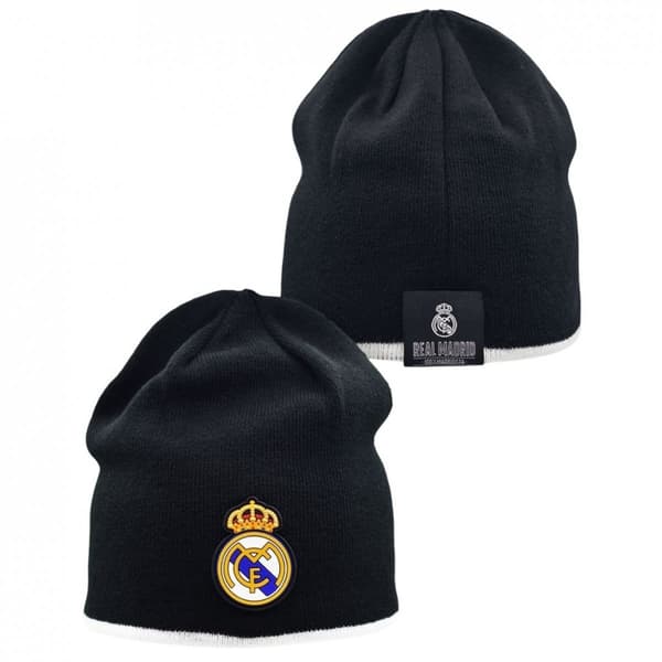 Real Madrid Vendbar Vinterhue RM5GO2 OSFM Sort og Hvid
