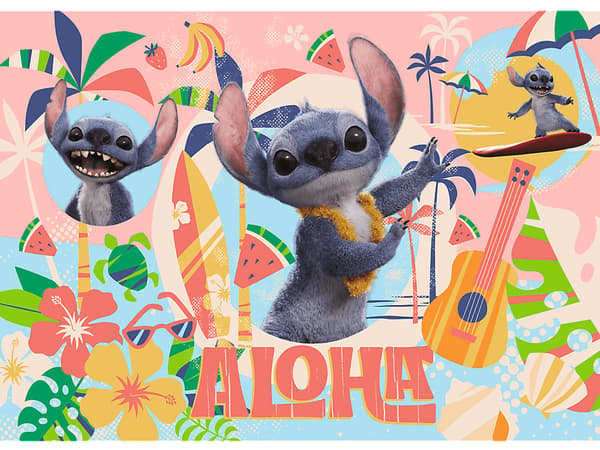 Trefl Pussel Lilo & Stitch 100 Bitar Aloha Stitch och Vänner Disney