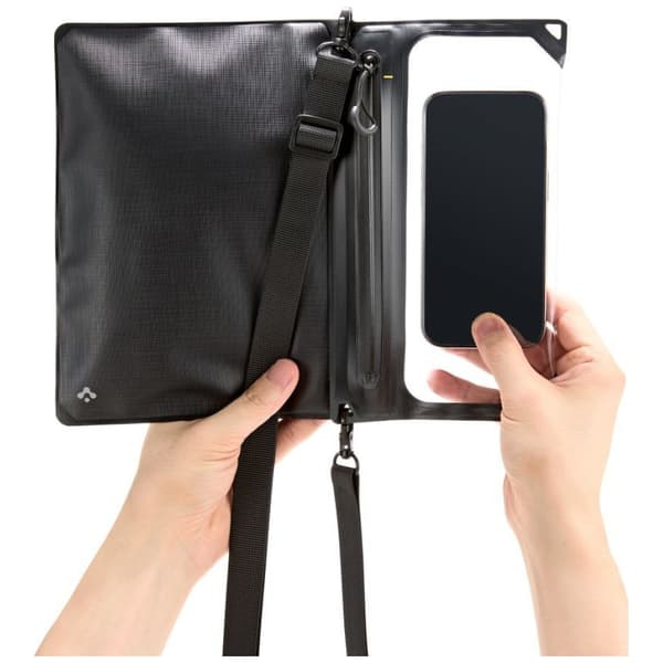 Spigen A640 Universal Vandtæt Crossbag Etui Sort