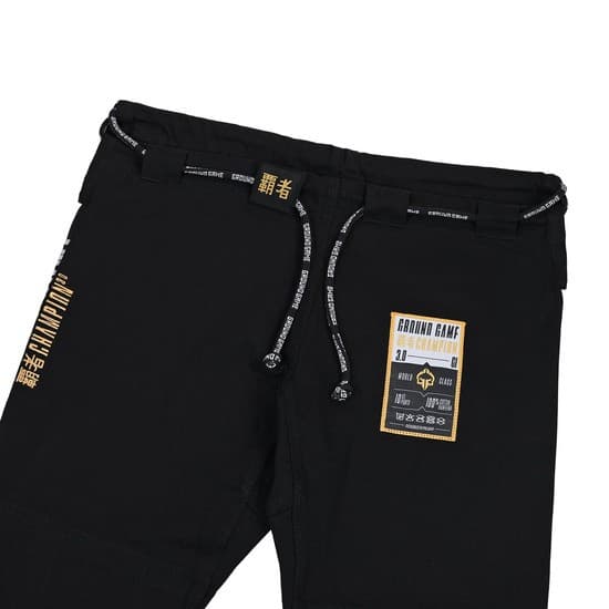 Ground Game Kimono/Gi BJJ Herre Champion 3.0 Sort A2