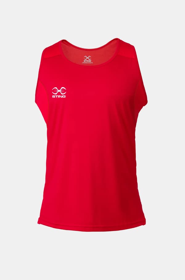 Sting Sort Tanktop WB Competition 2.0 - Rød L