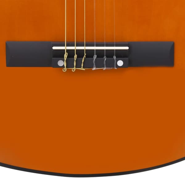 vidaXL Klassisk gitarr för nybörjare, 4/4, 39", med fodral