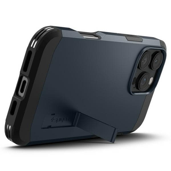 Spigen Tough Armor MagSafe-etui til iPhone 16 Pro Max, marineblå