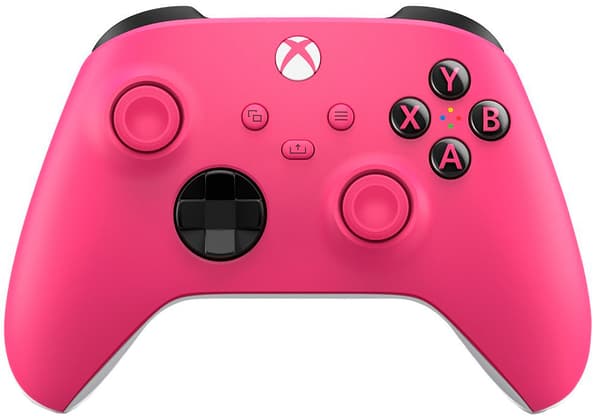 Microsoft Xbox trådlös handkontroll mörkrosa (QUA-00083)
