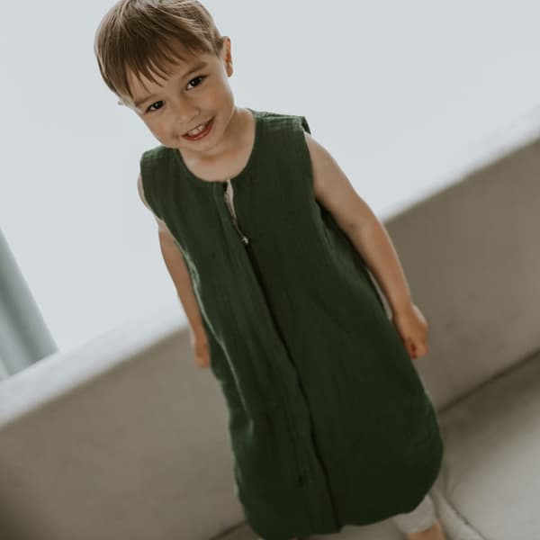 Muslinfotsovsäck M (3-5 år) Rosa