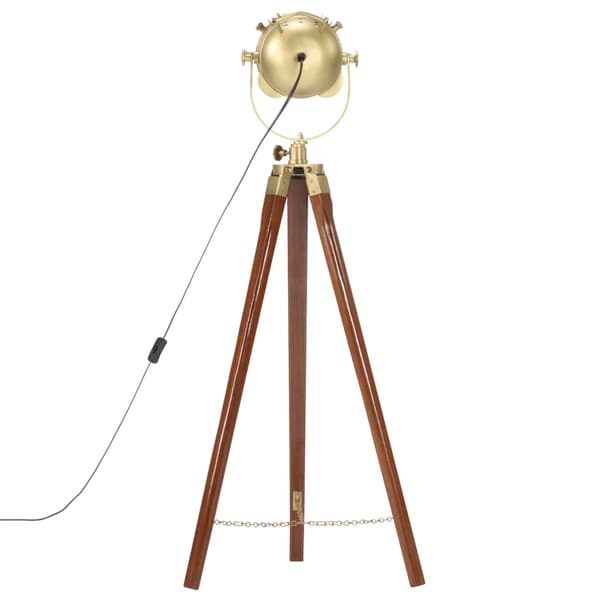 vidaXL stativgulvlampe massivt mangotræ 97 cm