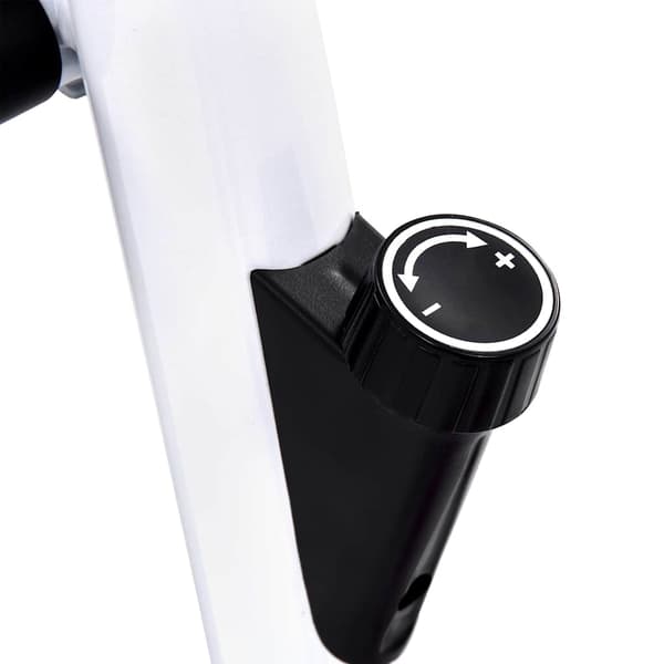 vidaXL motionscykel med modstandsbånd, sort