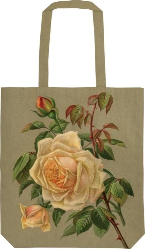 STBAG 76 Bomuldspose Gule Roser
