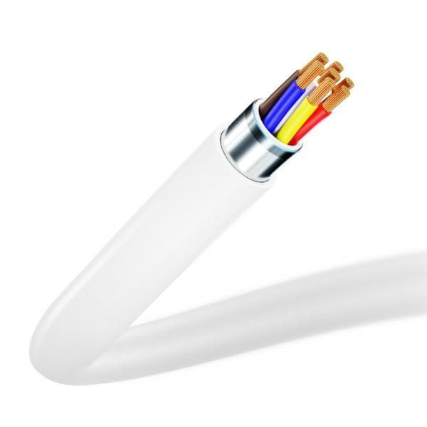 3MK Hyper USB-A - Micro USB -kaapeli, 1,2 m, 5 V, 2,4 A, valkoinen