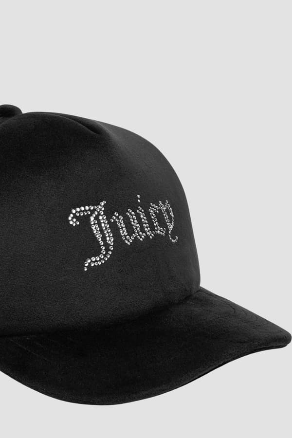 Juicy Couture Sort dame fløjlshat Veronica