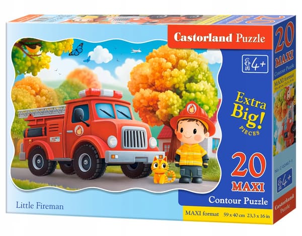 Pussel 20 bitar. Maxi C-02467 Lille brandman
