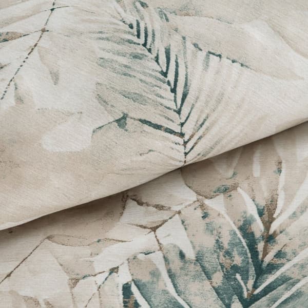 Sengesæt SPRING/82 blade beige turkis 220x200 cm satin