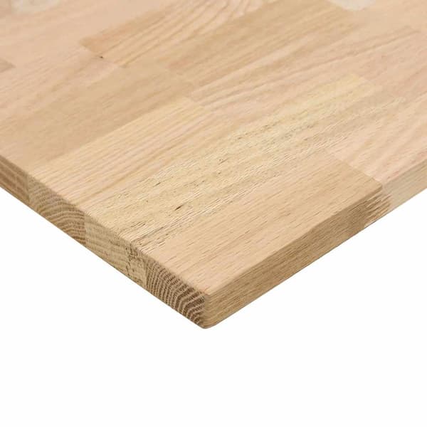 vidaXL køkkenbordplade, 40x63,5x2,7 cm, rektangulær, massivt egetræ