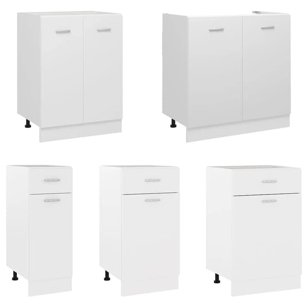 vidaXL vaskskab hvid 80x46x81,5 cm spånplade