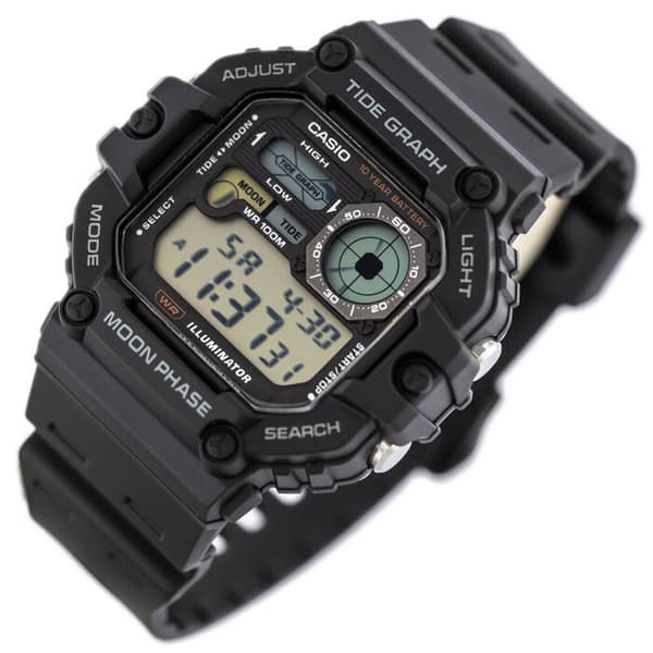Herrklocka CASIO Digital Månfas WS-1700H-1AV + Låda