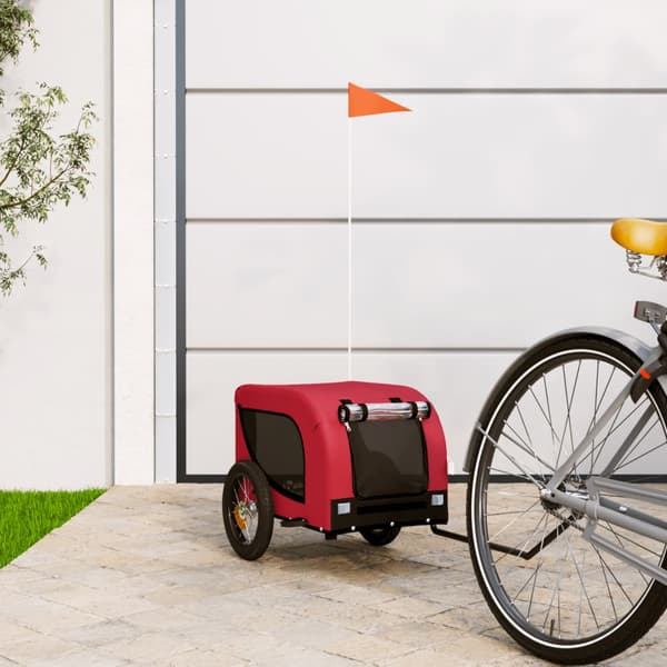 vidaXL Cykelkärra för husdjur, oxfordtyg och järn