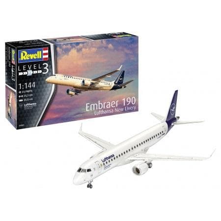 Embraer 190 Lufthansa Ny bemaling 1:144